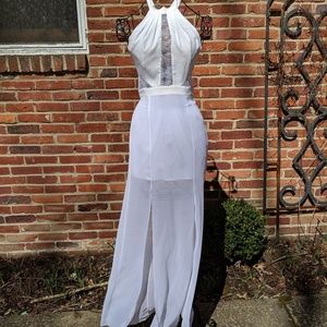 Women's BCBG White Formal Dress